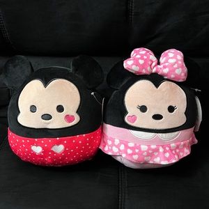 2023 Valentine Disney Mickey and Minnie Mouse Squishmallow Bundle